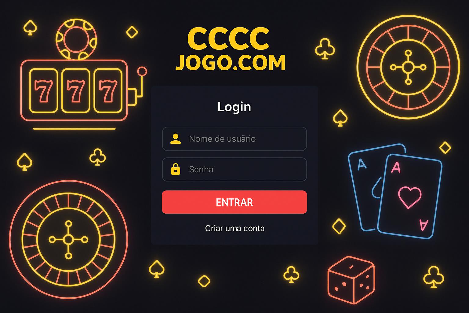 Login no Cassino CCCCJOGO.COM