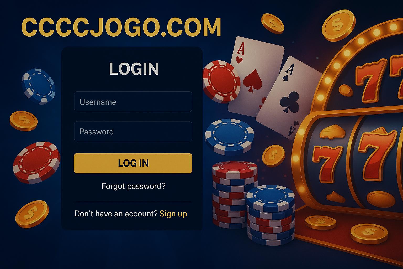 Registro na CCCCJOGO.COM Garante Acesso a uma Vasta Seleção de jogo